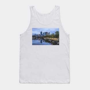 Melbourne from the Swan Street Bridge, Melbourne, Victoria, Australia. Tank Top